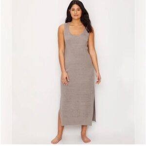 Barefoot Dreams CozyChic Maxi Dress In Beige Size M